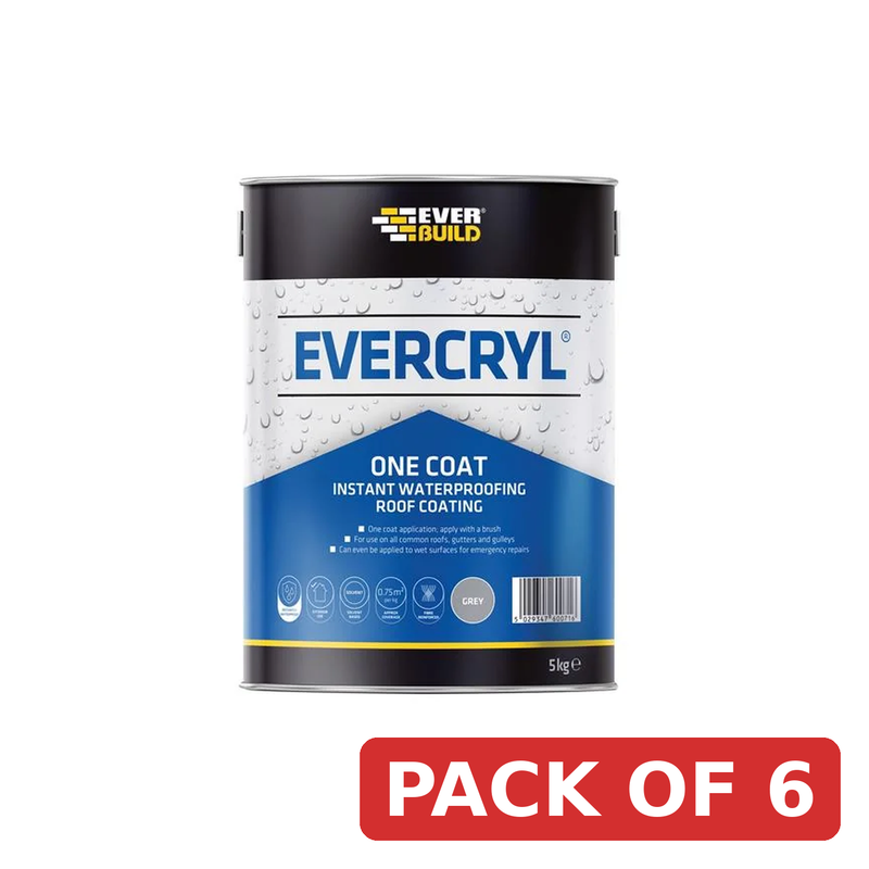 Everbuild Sika Evercryl® One Coat Grey 5kg - 851569