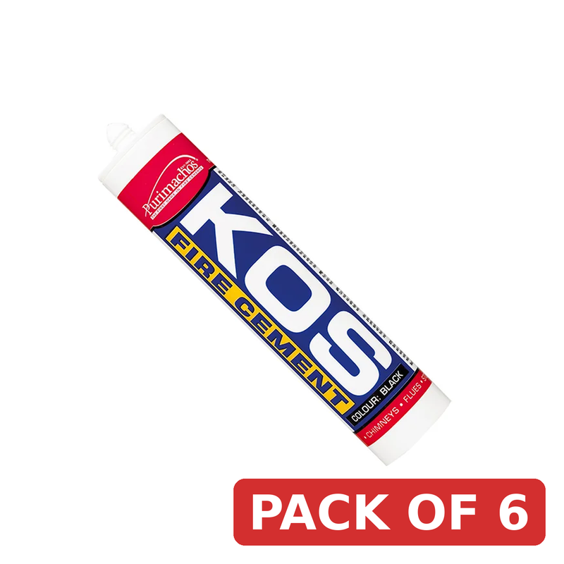 Everbuild Sika KOS Fire Cement Buff Cartridge C3 300ml - 486239