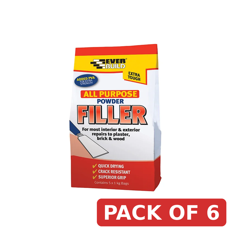 Everbuild Sika All Purpose Powder Filler 5kg - 480444