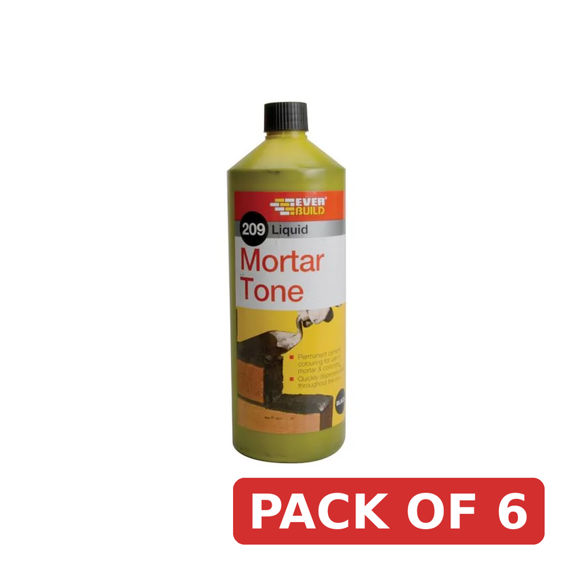 Everbuild Sika 209 Liquid Mortar Tone Black 1 litre - 488950