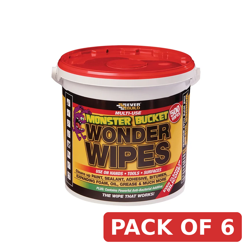 Everbuild Sika Monster Wonder Wipes (Tub 500) - 524290