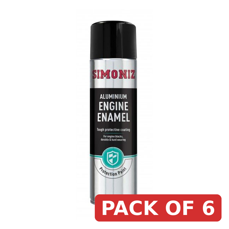 Simoniz Enamel Matt Aluminium Engine Spray Paint 500ml