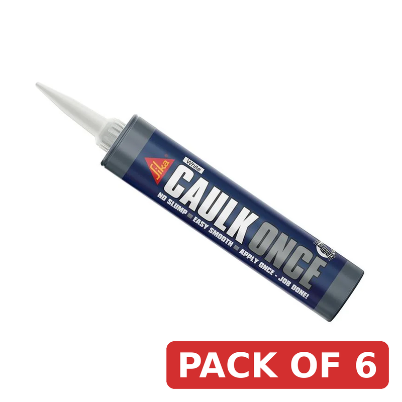 Everbuild Sika Caulk Once White 380ml - 489516