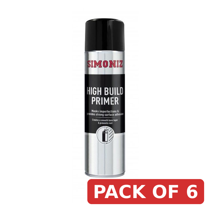 Simoniz High Build Primer Spray Putty Filler 500ml SIMB90D