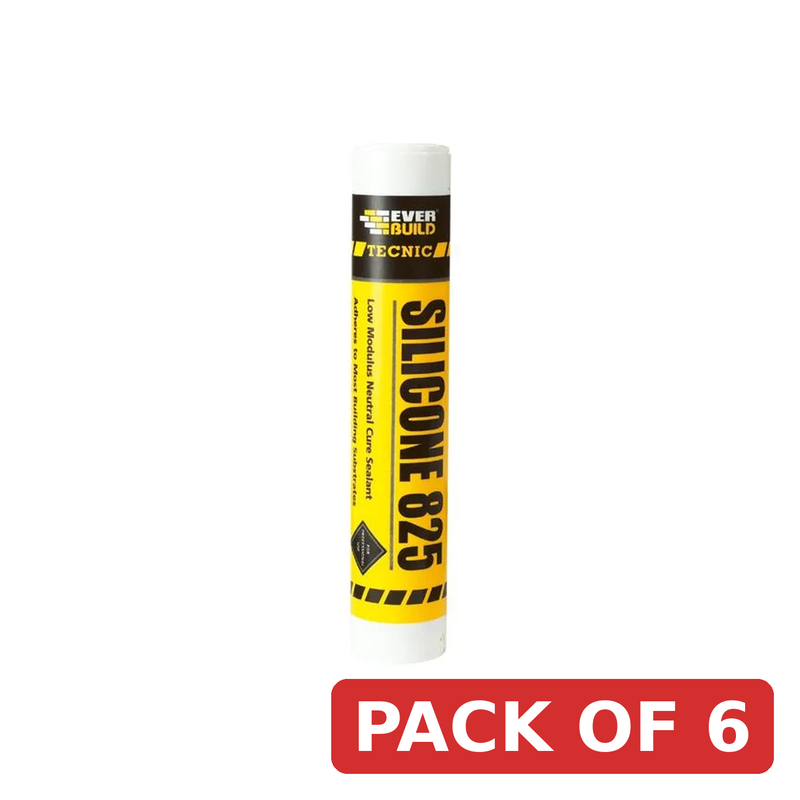 Everbuild Sika Tecnic Silicone 825 Dark Anthracite 7016 380ml - 534360