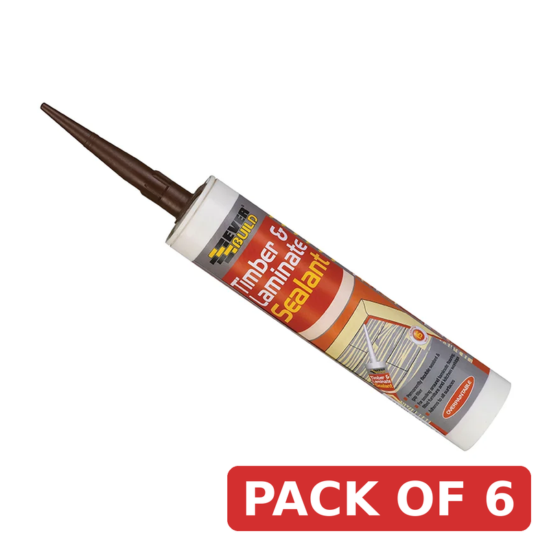 Everbuild Sika Timber & Laminate Sealant Oak 290ml - 483199