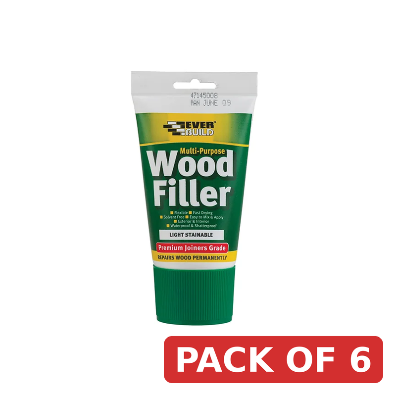 Everbuild Sika Multipurpose Premium Joiners Grade Wood Filler Light