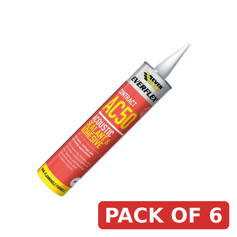 Everbuild Sika Everflex® AC50 Acoustic Sealant & Adhesive 900ml - 489512