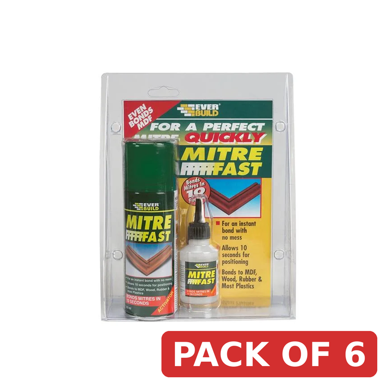 Everbuild Sika 6pc Mitre Fast Bonding Kit Large - 489750 set