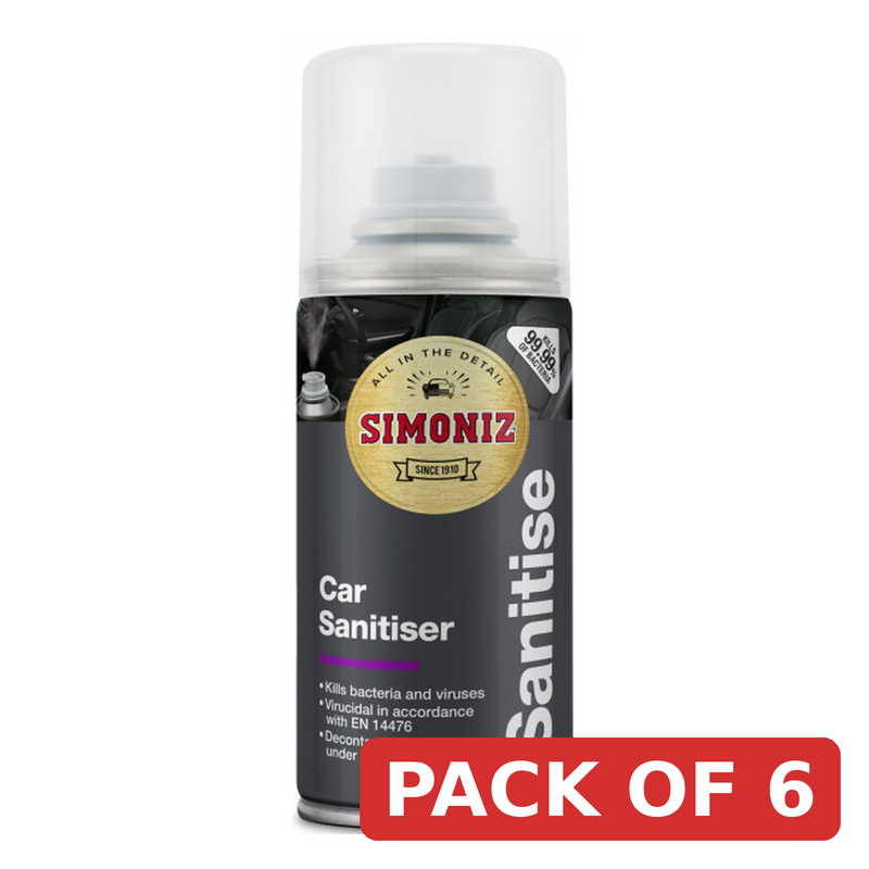 Simoniz 150ml Car Sanitiser for Interior Cleaning