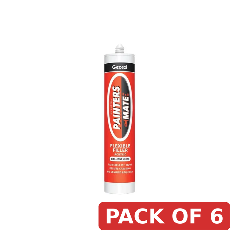 Geocel Painters Mate Flexi Acrylic White 310ml - 2939444/C05