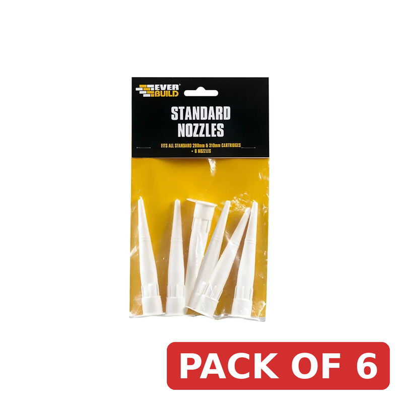 Everbuild Sika Standard Nozzle Pack of 6 - 489640