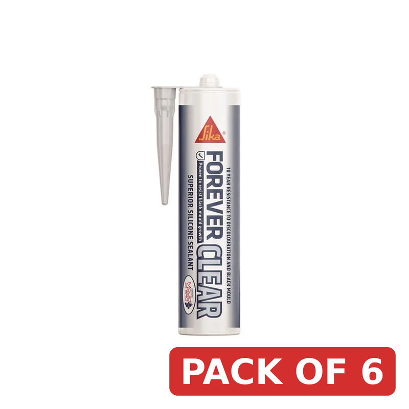 Everbuild Sika Sika® Forever Clear Sealant 295ml - 858501