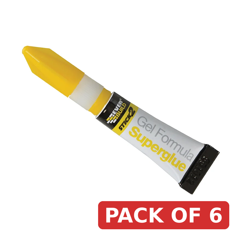 Everbuild Sika Stick 2 Superglue Gel 3g - 482348