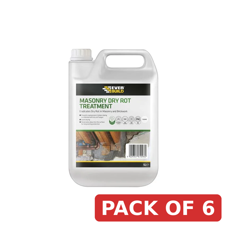 Everbuild Sika Masonry Dry Rot Treatment 5 litre - 483768