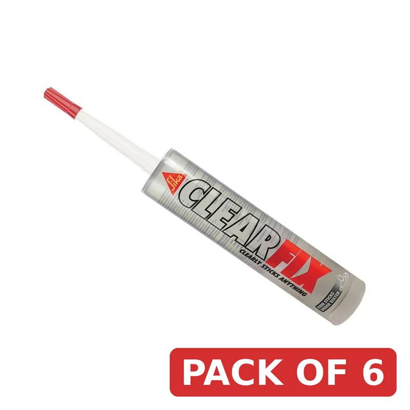 Everbuild Sika Clear Fix 290ml - 847141