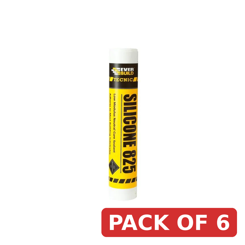 Everbuild Sika Tecnic Silicone 825 Buff 380ml - 467222