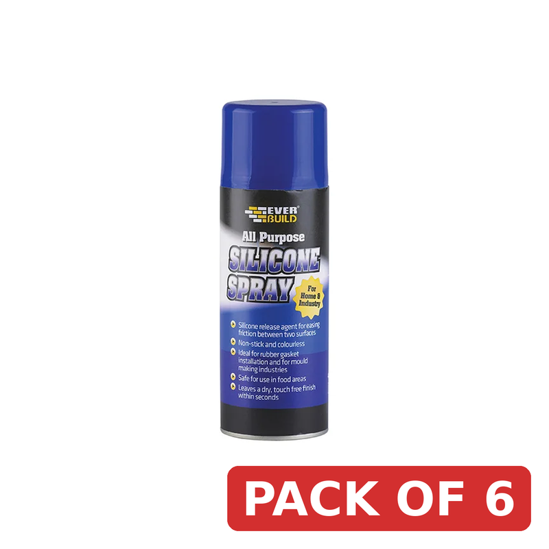 Everbuild Sika All Purpose Silicone Spray 400ml - 484813