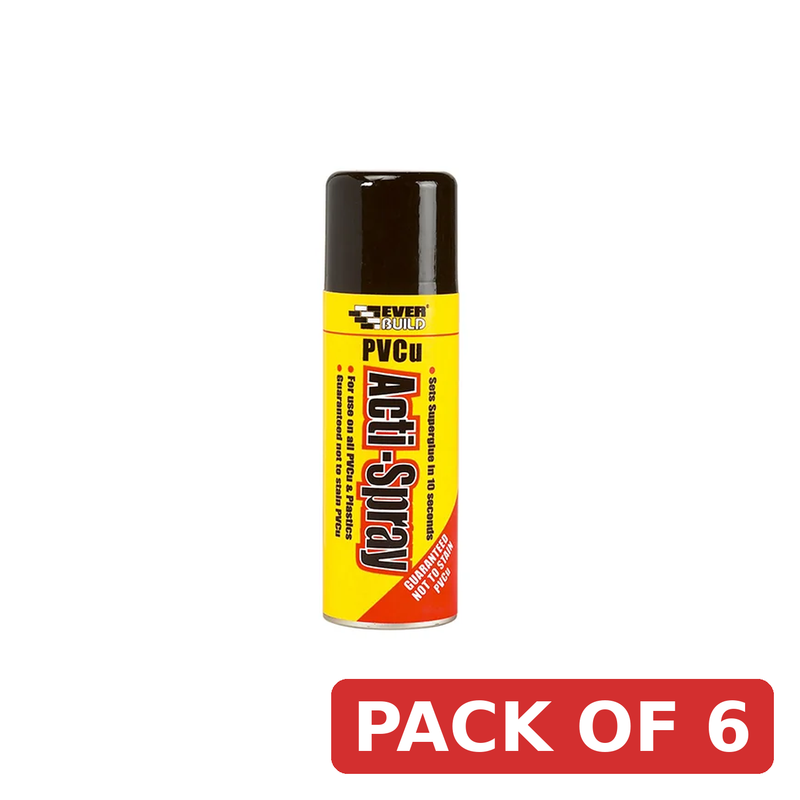 Everbuild Sika PVCu Acti-Spray 200ml - 486901