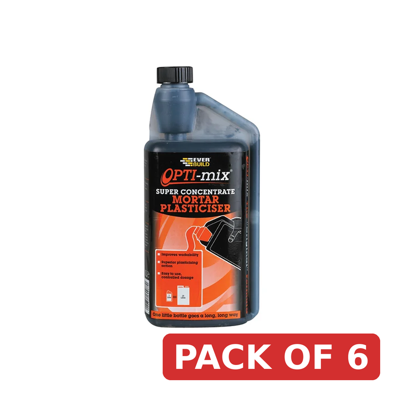 Everbuild Sika Opti-Mix Mortar Plasticiser 1 litre - 486210