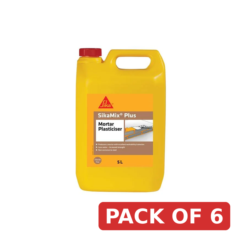Everbuild Sika SikaMix Mortar Plasticiser 5 litre - 445021