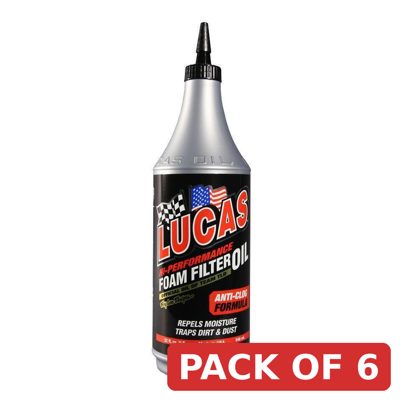 Lucas Oil Foam Air Filter Oil 946ml Anti-Clog