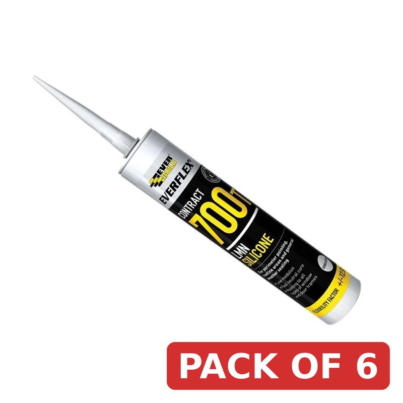 Everbuild Sika Everflex® 700T LMN Silicone Translucent 300ml - 486160