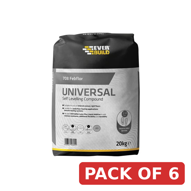 Everbuild Sika 708 Febflor Self Level Compound 20kg - 620324