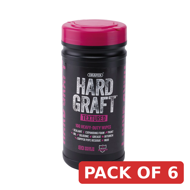 Hard Graft Multipurpose Textured Wipes - Tub of 100