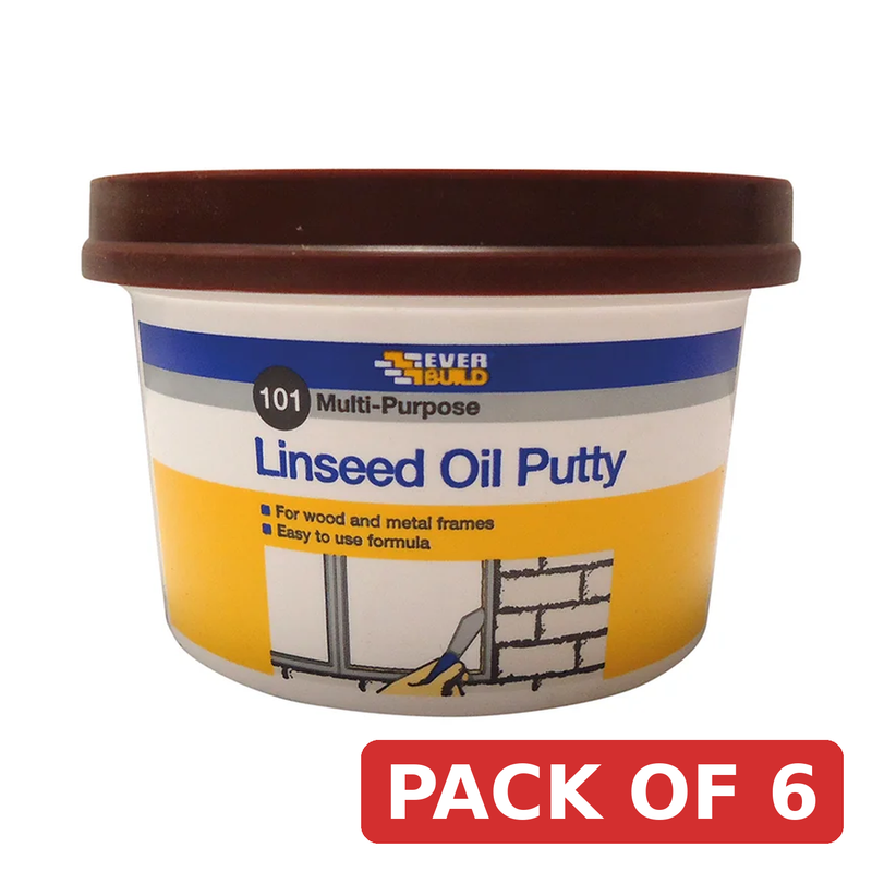 Everbuild Sika 101 Multipurpose Putty Brown 0.5kg - 489026