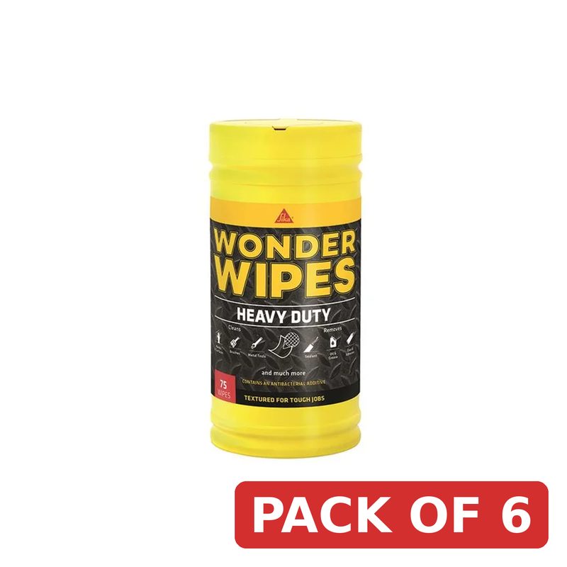 Everbuild Sika Heavy-Duty Wonder Wipes (Tub 75) - 467443