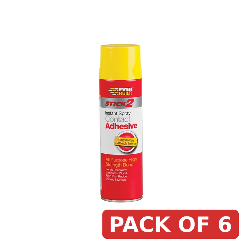 Everbuild Sika Contact Spray Adhesive 500ml - 484593