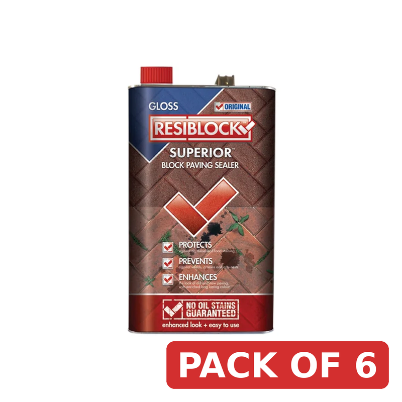 Everbuild Sika Resiblock Superior Original Gloss 5 litre - 116918