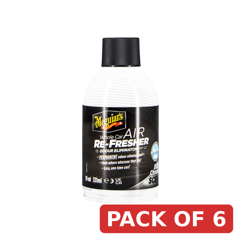 Meguiar's Air Re-Fresher Odor Eliminator Black Chrome Scent 59ml