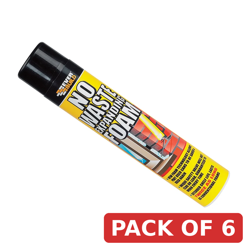 Everbuild Sika No Waste Expanding Foam 750ml - 484704