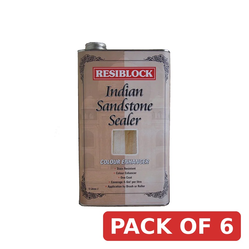 Everbuild Sika Resiblock Indian Sandstone Sealer Colour Enhancer 5 litre