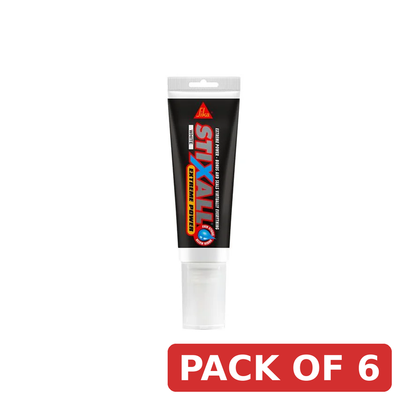 Everbuild Sika Easi Squeeze Stixall White 80ml - 483111