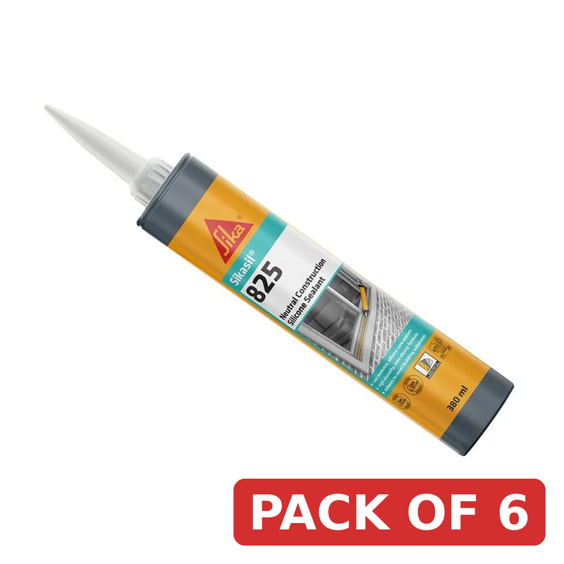 Everbuild Sika Tecnic Silicone 825 Anthracite 380ml - 467283