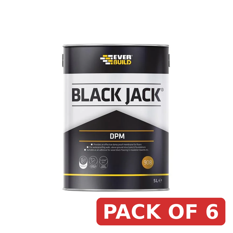 Everbuild Sika Black Jack® 908 D.P.M. 5 litre - 852663 lifting