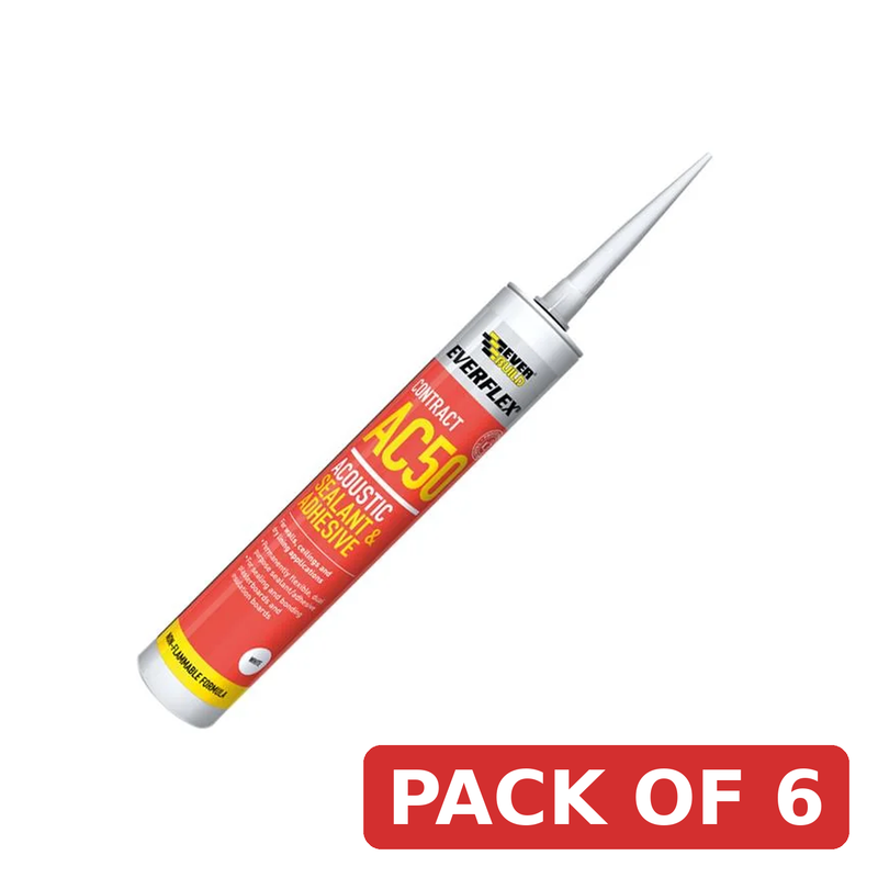 Everbuild Sika Everflex® AC50 Acoustic Sealant & Adhesive 380ml - 489513
