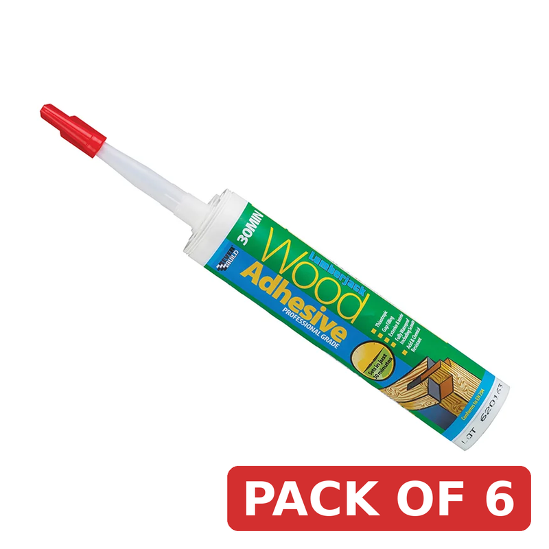 Everbuild Sika Lumberjack 30min Polyurethane Wood Adhesive Gel 310ml