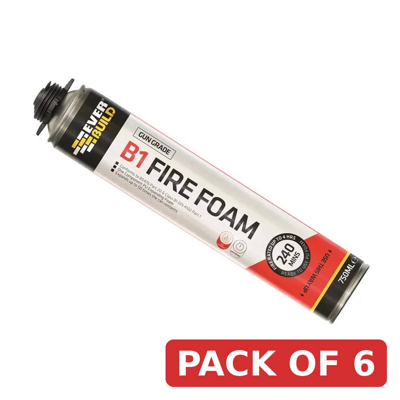 Everbuild Sika Fire Foam B1 Gun Grade Aerosol 750ml - 488715
