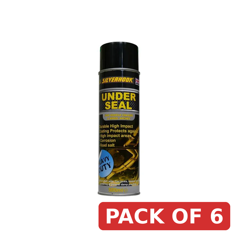 Silverhook Bitumastic Under Seal Spray Paint 500ml - SGUS1