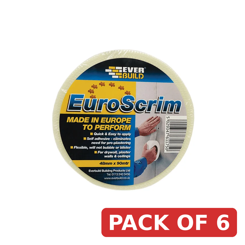 Everbuild Sika Euro Scrim Joint Tape 48mm x 90m
