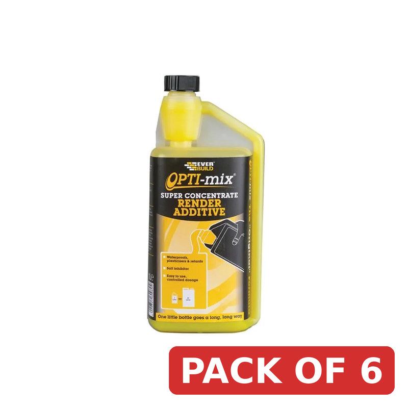 Everbuild Sika Opti-Mix 3-in-1 Render Additive 1 Litre - 697962