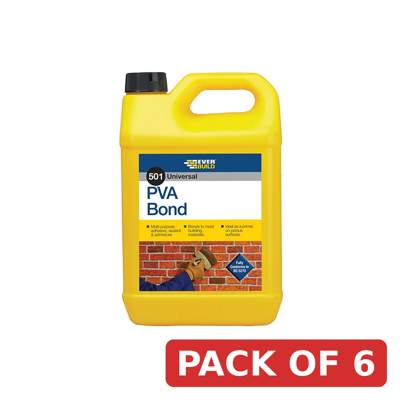 Everbuild Sika 501 PVA Bond 5L - 482246