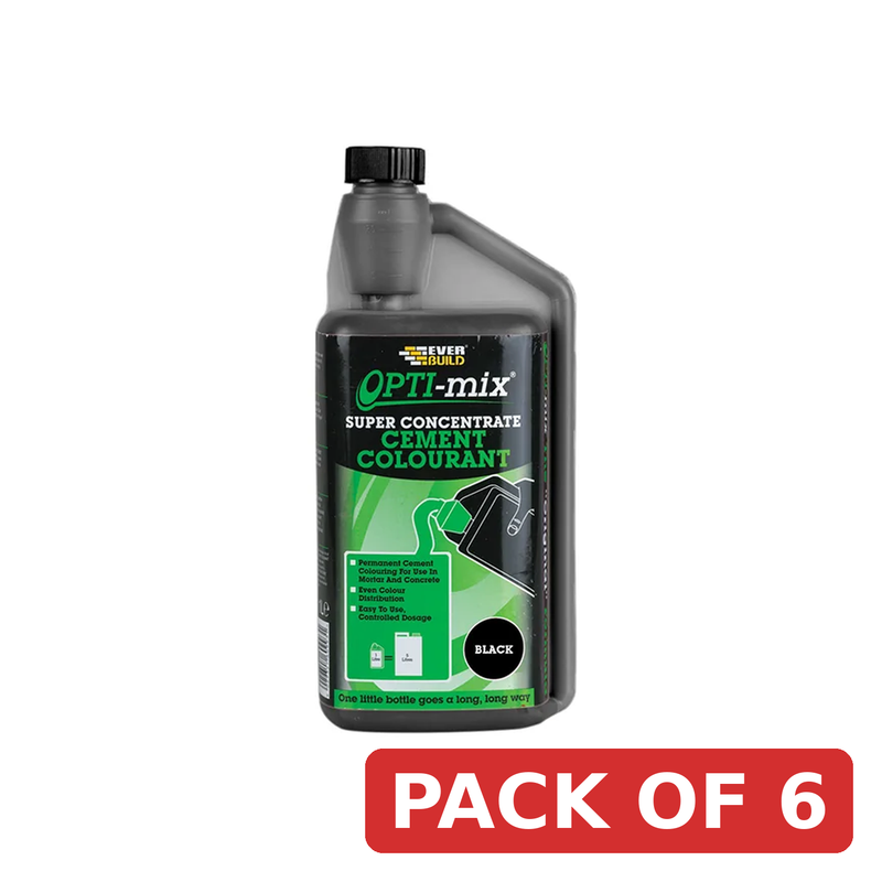 Everbuild Sika Opti-Mix Cement Colourant Black 1 litre - 486213