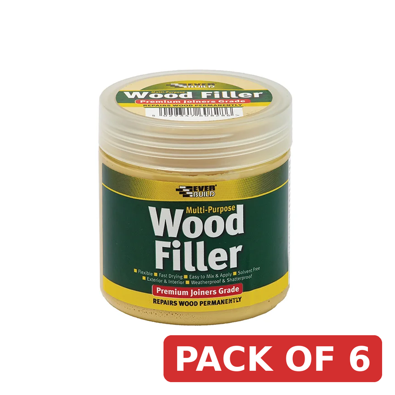 Everbuild Sika Stainable Multipurpose Wood Filler Medium 250ml - 480462