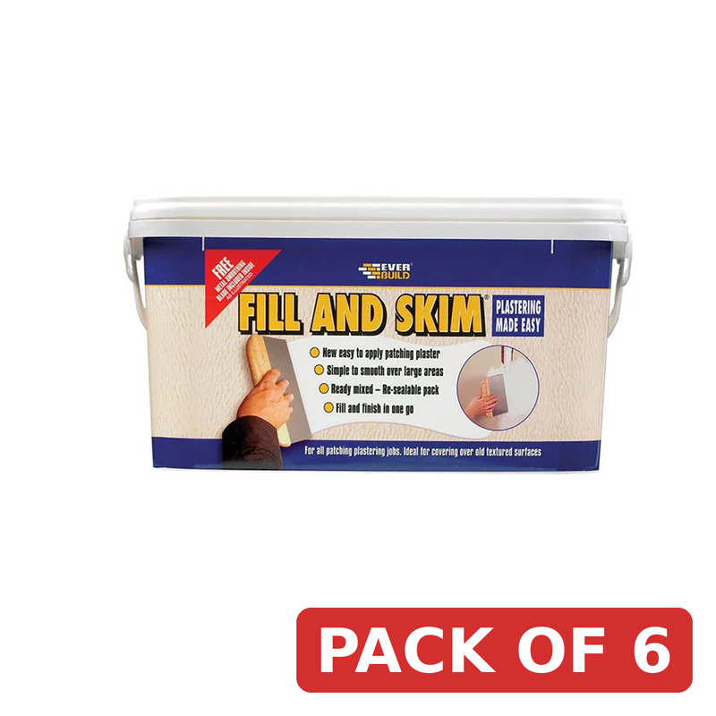 Everbuild Sika Fill & Skim Tub 5 litre - 486745