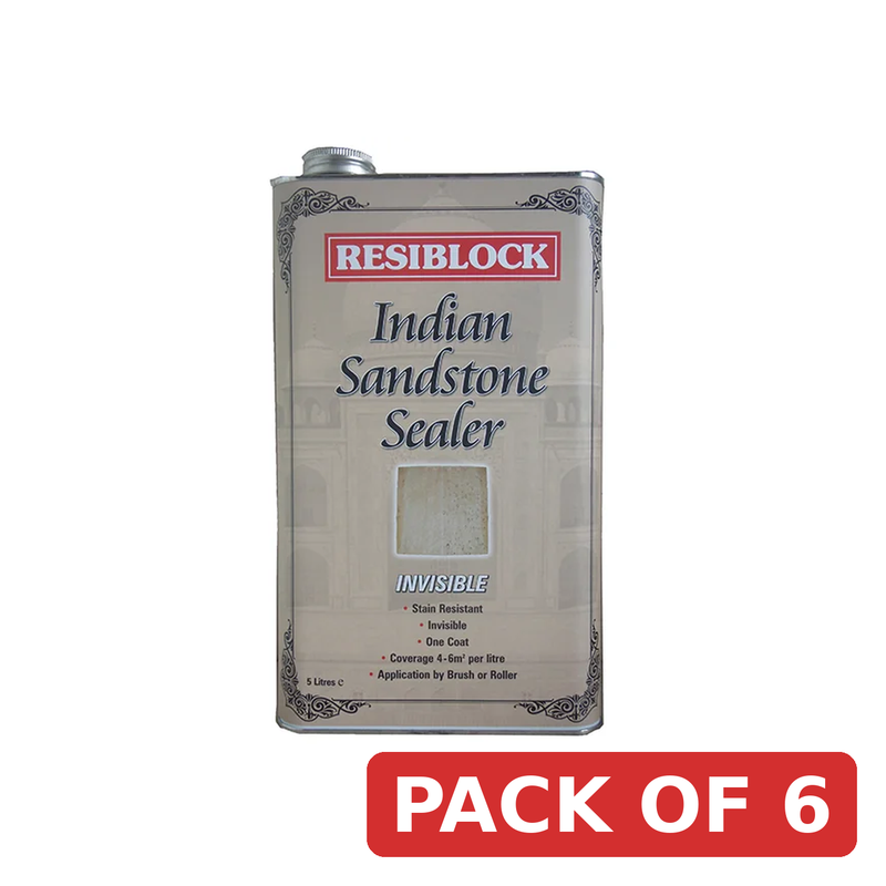 Everbuild Sika Resiblock Indian Sandstone Sealers Invisible 5 litre - 173783